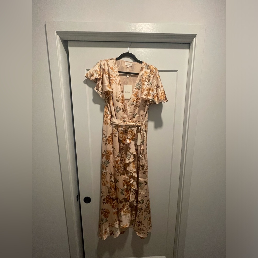 böhme floral blush dress